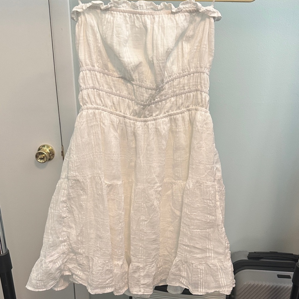 Trendy Fun White Mini Dress